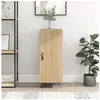 vidaXL Buffet Chêne sonoma 34,5x34x90 cm Bois d'ingénierie