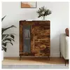 vidaXL Buffet chêne fumé 69,5x34x90 cm bois d'ingénierie