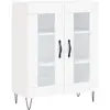 vidaXL Buffet blanc 69,5x34x90 cm bois d'ingénierie