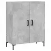 vidaXL Buffet gris béton 69,5x34x90 cm bois d'ingénierie