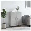vidaXL Buffet gris béton 69,5x34x90 cm bois d'ingénierie