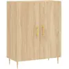 vidaXL Buffet chêne sonoma 69,5x34x90 cm bois d'ingénierie