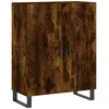 vidaXL Buffet chêne fumé 69,5x34x90 cm bois d'ingénierie
