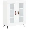 vidaXL Buffet blanc 69,5x34x90 cm bois d'ingénierie