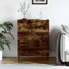 vidaXL Buffet chêne fumé 69,5x34x90 cm bois d'ingénierie