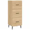 vidaXL Buffet Chêne sonoma 34,5x34x90 cm Bois d'ingénierie