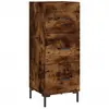 vidaXL Buffet Chêne fumé 34,5x34x90 cm Bois d'ingénierie