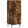 vidaXL Buffet Chêne fumé 34,5x34x90 cm Bois d'ingénierie