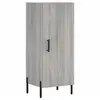 vidaXL Buffet Sonoma gris 34,5x34x90 cm Bois d'ingénierie