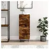 vidaXL Buffet Chêne fumé 34,5x34x90 cm Bois d'ingénierie