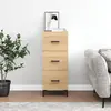 vidaXL Buffet Chêne sonoma 34,5x34x90 cm Bois d'ingénierie