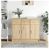 vidaXL Buffet chêne sonoma 91x28x75 cm bois d'ingénierie