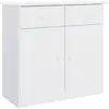 vidaXL Buffet ALTA blanc 77x35x73 cm bois massif de pin