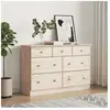 vidaXL Commode ALTA 112x35x73 cm bois massif de pin