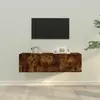 vidaXL Ensemble de meubles TV 2 pcs Chêne fumé Bois d'ingénierie