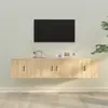 vidaXL Ensemble de meubles TV 3 pcs Chêne sonoma Bois d'ingénierie