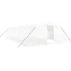 Serre avec cadre en acier blanc 60 m² 12x5x2,3 m Vidaxl Blanc