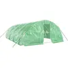 vidaXL Serre avec cadre en acier vert 40 m² 8x5x2,3 m