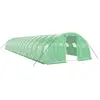 vidaXL Serre avec cadre en acier vert 64 m² 16x4x2 m