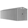 vidaXL Abri de jardin gris clair 191x810x198 cm acier galvanisé