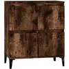 vidaXL Buffet Chêne fumé 60x35x70 cm Bois d'ingénierie