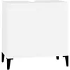 vidaXL Meuble d'évier blanc 58x33x60 cm bois d'ingénierie