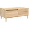 vidaXL Table basse Chêne sonoma 90x50x36,5 cm Bois d'ingénierie