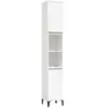 vidaXL Armoire de salle de bain blanc 30x30x190 cm bois d'ingénierie