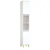 vidaXL Armoire de salle de bain blanc 30x30x190 cm bois d'ingénierie