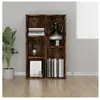 vidaXL Bibliothèque/Buffet chêne fumé 50x25x80 cm bois d'ingénierie