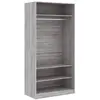 vidaXL Garde-robe sonoma gris 100x50x200 cm bois d'ingénierie