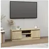 vidaXL Meuble TV avec porte Chêne sonoma 102x30x36 cm