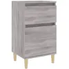 vidaXL Table de chevet sonoma gris 40x35x70 cm