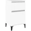 vidaXL Table de chevet blanc 40x35x70 cm