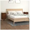 vidaXL Tables de chevet 2pcs chêne marron 40x35x70cm bois d'ingénierie