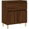 vidaXL Buffet Chêne marron 60x35x70 cm Bois d'ingénierie