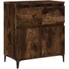 vidaXL Buffet Chêne fumé 60x35x70 cm Bois d'ingénierie