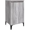 vidaXL Table de chevet sonoma gris 40x35x70 cm bois d'ingénierie