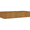 vidaXL Lit surélevé de jardin 200x80x40 cm acier corten