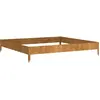 vidaXL Lit surélevé de jardin 100x100x18,5 cm acier corten