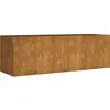 vidaXL Lit surélevé de jardin 120x40x40 cm acier corten 824520