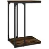 vidaXL Table d'appoint Chêne fumé 40x30x60 cm Bois d'ingénierie