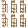 vidaXL Ensemble de bar de jardin 7 pcs bois d'acacia solide