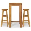 vidaXL Ensemble de bar de jardin 3 pcs bois d'acacia solide