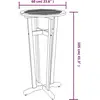 vidaXL Ensemble de bar de jardin 5 pcs bois d'acacia solide
