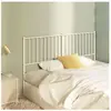 vidaXL Tête de lit métal blanc 160 cm