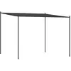 vidaXL Belvédère anthracite 3x3 m 180 g/m² tissu et acier