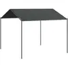 vidaXL Tente à auvent anthracite 3x3 m acier et tissu