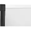 vidaXL Auvent de porte Noir et transparent 239x90 cm Polycarbonate