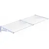 vidaXL Auvent de porte Gris et transparent 239x90 cm Polycarbonate